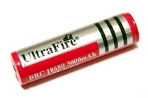Products: Ultrafire 18650 3000mah rechargeable batteries x 1 - hunting lights