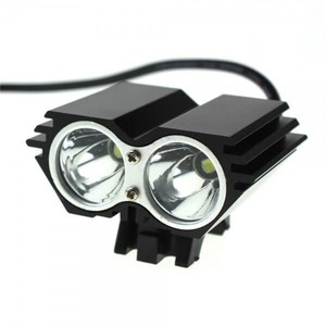 Bicycle Headlight CREE XM-L T6 Light 2400 Lumens Twin