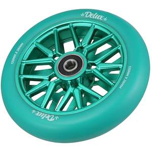 Envy Delux Scooter Wheel 120 x 26mm Teal