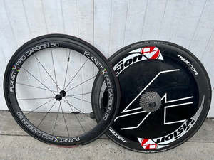 Wheelsets: Vision Metron/Planet X Solid Disc Tubs Wheelset Combo - 11 Spd