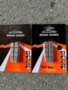 Bike Parts: Alligator Carbon Pads - x2 pairs (NEW)