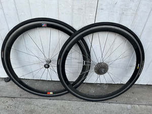 Wheelsets: Zipp VcLc 50mm Carbon Clincher Wheelset - 10 Spd