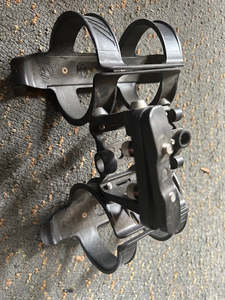 Dual TT cage holder and Bontrager bottle cages X2