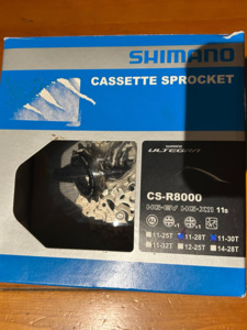Ultegra Cassette 11 Spd 11/28T (like new)