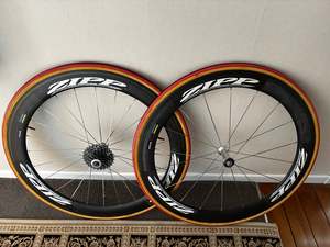 Wheelsets: Zipp 404 - 10 Spd Carbon Tubs