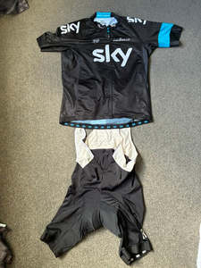 Cycling Kit: Rapha Team Sky Pinarello Cycling Kit (Used)