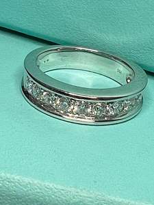 Diamond Band 18ct .75 cts.
