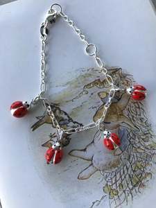 Childrens Jewellery: Baby Bracelet Ladybirds