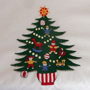 Products: Christmas Tree Tablecloths and Napkins