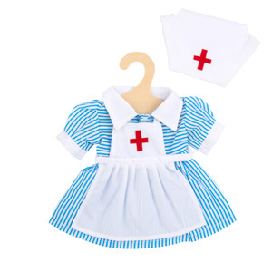 Dolls Clothes - Nurse Uniform - The Linen Collection