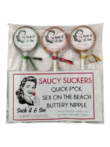 Products: Saucy Suckers Pack – Suck it & See