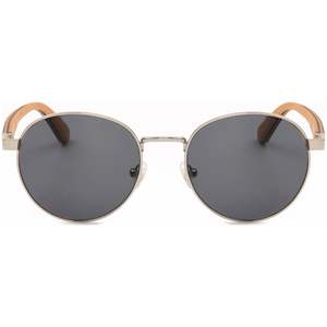 Titanium Amp Wood: Jamie - Titanium & Wood Sunglasses