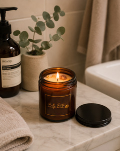 Tonka Bean - Amber Candle Jar