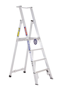 Ladamax Aluminium Platform Step Ladder 150kg Rated