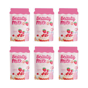 Health: Dear Face Beauty Milk Strawberry Glutathione Drink (Bundle of 6)