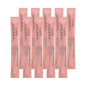 Health: Luxe Organix Himalayan Salt Gargle Stick (10 x 10ml Sachets)