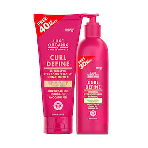 Hair Care Treatments: Luxe Organix Curl Define Shampoo & Conditioner Bundle