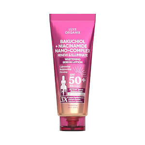 Luxe Organix Bakuchiol + Niacinamide Nano-Complex Serum Lotion SPF 50 200ml