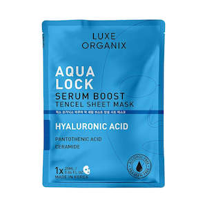 Luxe Organix Aqua Lock Serum Boost Sheet Mask