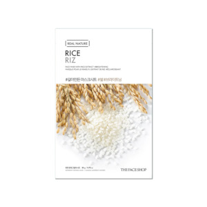 Masks Peels: The Face Shop Real Nature with Rice Extract Mask Sheet