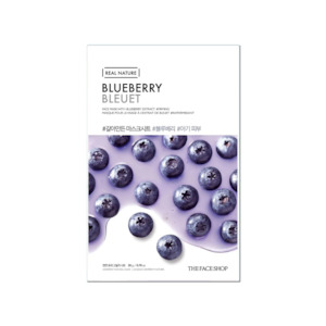 The Face Shop Real Nature with Blueberry Extract Mask Sheet