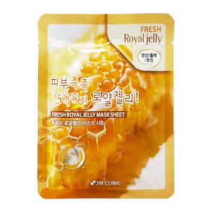 Masks Peels: 3W Clinic Fresh Royal Jelly Mask Sheet