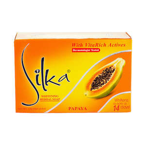 Silka Papaya Whitening Herbal Soap 135g