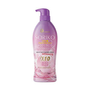 Bath Body: SORIKO Kojic Acid Alpha Arbutin Bright Body Shower Cream 500ml