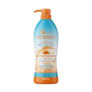Bath Body: SORIKO Kojic Acid AHA Body Lotion 500ml