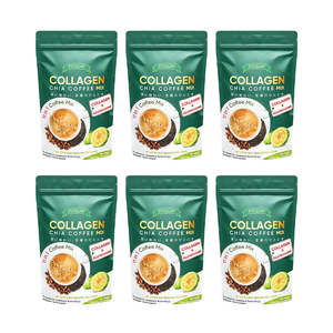 FITGUM Collagen Chia Coffee Mix (Bundle of 6)