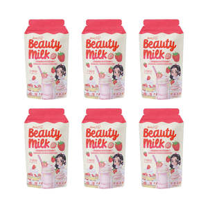 Dear Face Beauty Milk Strawberries & Cream (Bundle of 6)