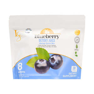 Health: Luxe Slim Blueberry Detoxy Juice (8 x 18g Sachets)