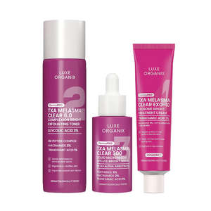 Luxe Organix DermaPRO TXA Melasma Clear Brightening Trio Bundle