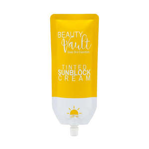 Skin Care: Beauty Vault Tinted Sunblock Cream SPF45 50g