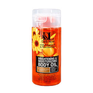 Deli Skin Brightening & Moisturizing Body Oil with Vitamin E & Niacinamide 100ml