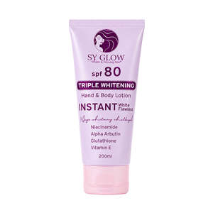 SY Glow SPF 80 Triple Whitening Hand & Body Lotion 200ml