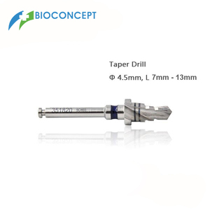 Products: Bioconcept BV System Taper Drill Ф 4.5mm, length 7mm - 13mm Bioconcept New Zealand