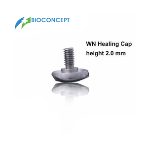 Products: Wide Neck Healing cap, labial bevel, height 2mm Bioconcept New Zealand