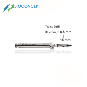 Products: Bioconcept BV System Twist Drill Ф 2.0mm, length 8.5mm - 15mm Bioconcept New Zealand