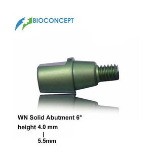Products: Wide Neck Solid Abutment 6°, height 4mm - 5.5mm Bioconcept New Zealand