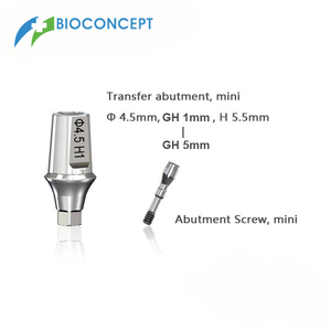 Bioconcept Hexagon NC transfer abutment Ф 4.5mm, GH 1mm - 5mm, height 5.5mm Bio&hellip;