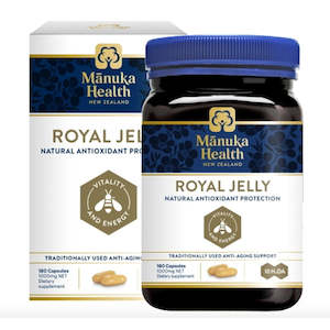 Manuka Health 10HDA Royal Jelly 1000mg 180 Capsules 100% Pure Royal Jelly Immune&hellip;
