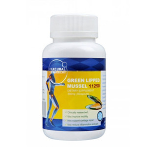 CLEARANCE! Maxcural Green Lipped Mussels 650mg 60 capsules 09/2022