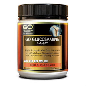 New Zealand Joint Care From Green Lipped Mussels: Go Healthy Glucosamine One-A-Day 210 Capsules