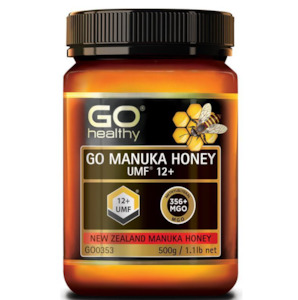 Manuka Honey From New Zealand: GO Healthy Manuka Honey UMF 12+ /MGO 356+ 500gm 06/2026
