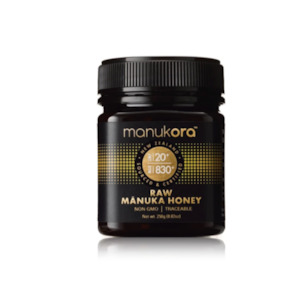 Manuka Honey From New Zealand: New Zealand MANUKORA MĀNUKA HONEY MGO 830+ (UMF 20+) 250g