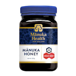 Manuka Honey From New Zealand: Manuka Health MGO 400+ Manuka Honey 500g