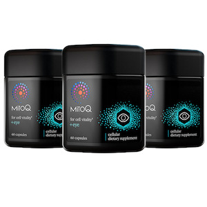 Eye Care: 3 Packs MitoQ Eye 60 Capsules (180 caps in total)