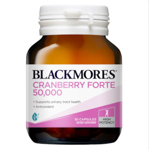 Womens Health: Blackmores Cranberry Forte 50000mg 30 Capsules