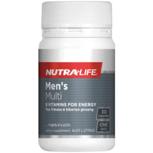 Nutra-Life Mens Multi One-A-Day 30 Capsules